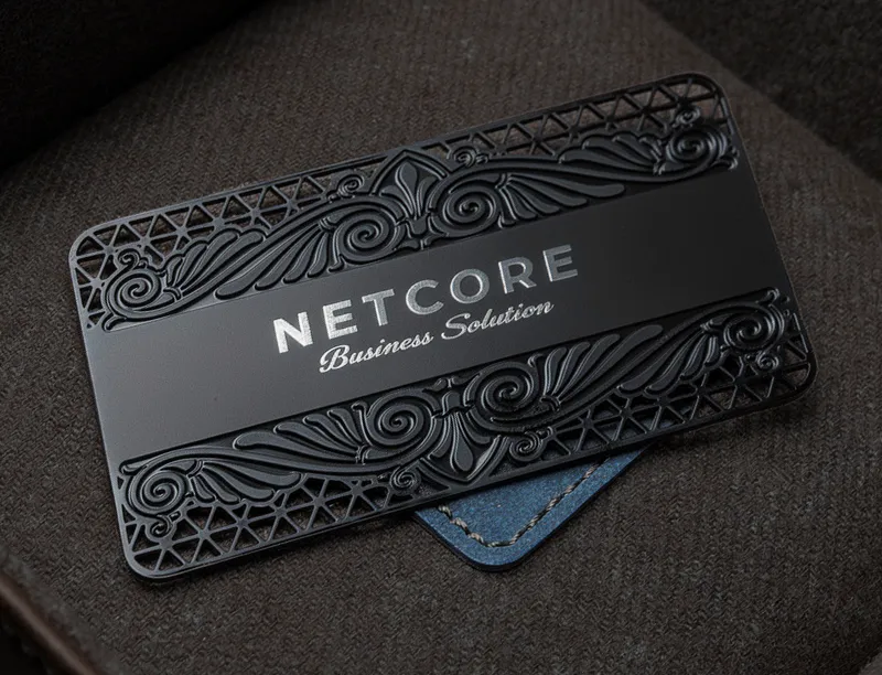 Black Metal Business Cards Black Metal Business Cards
