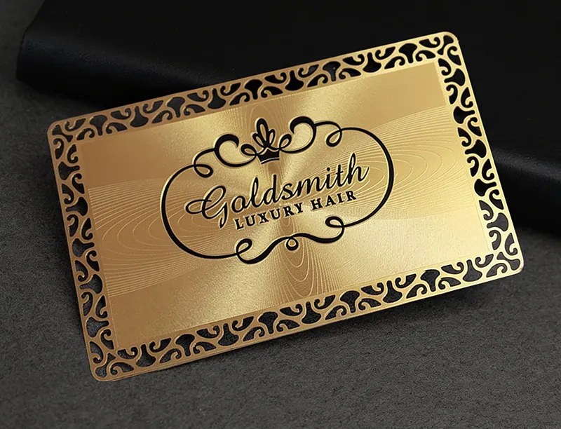 Gold Metal Business Cards Gold Metal Business Cards