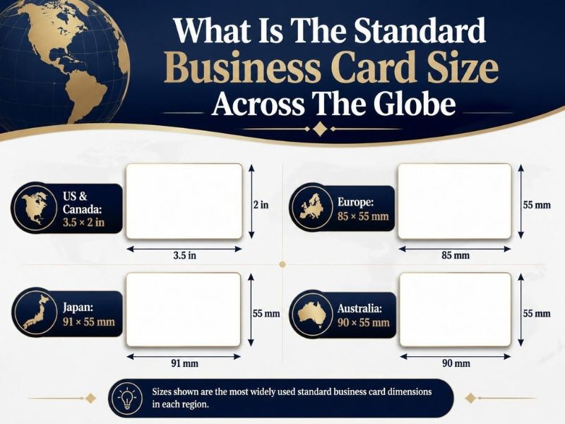 What Is The Standard Business Card Size Across The Globe
