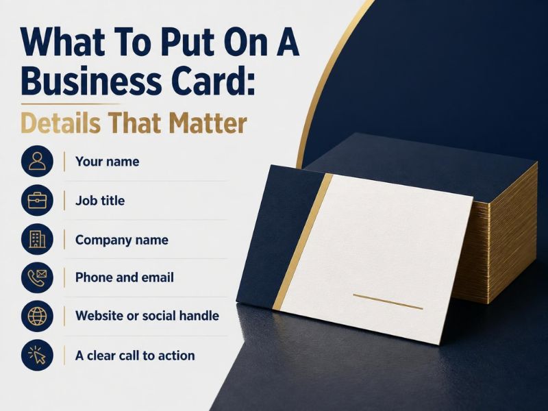 What To Put On A Business Card: Details That Matter